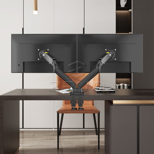 Close-up of gas spring mechanism showing smooth height adjustment