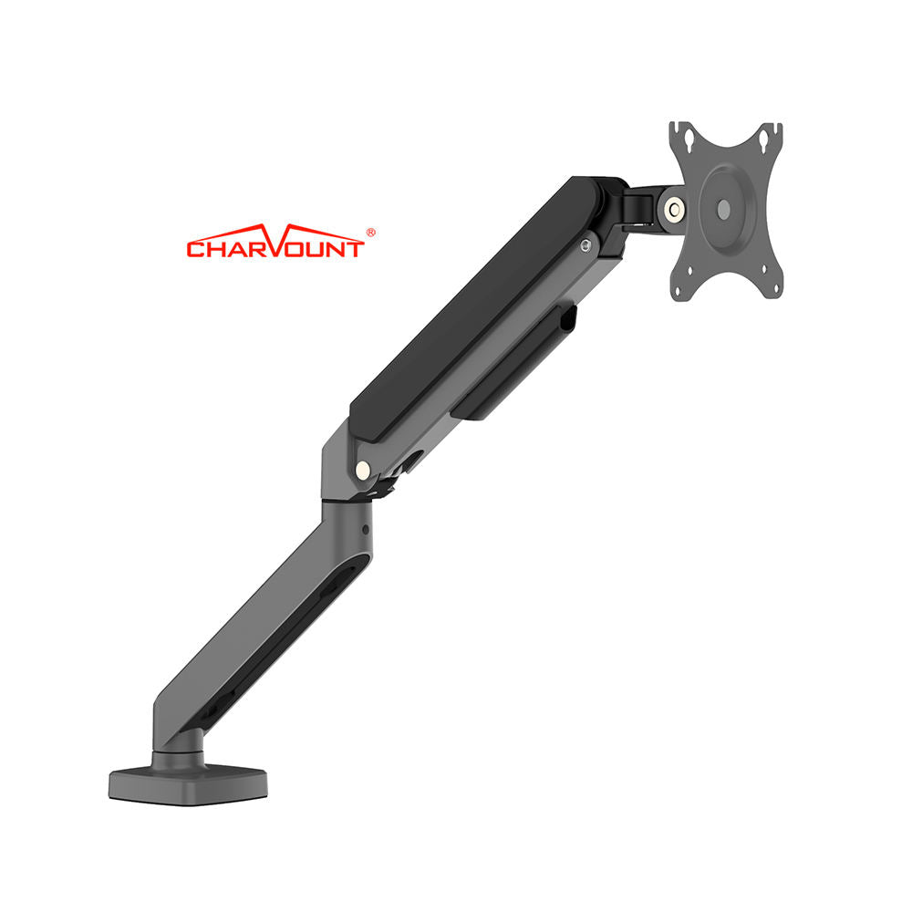 CHARMOUNT aluminum monitor arm with monitor in landscape orientation