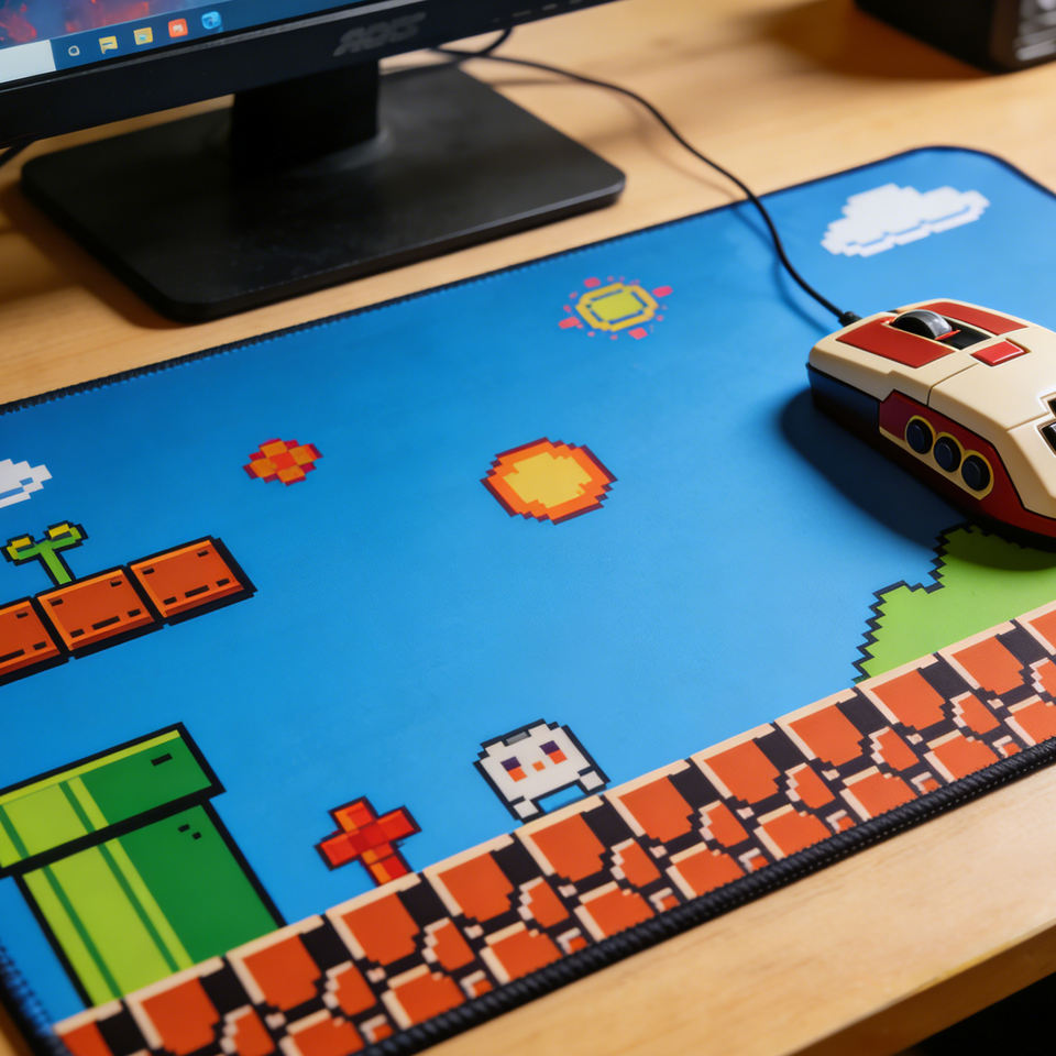 Gaming Mouse Pad - Extended Keyboard Desk Mat, Non-Slip Waterproof, Custom Design